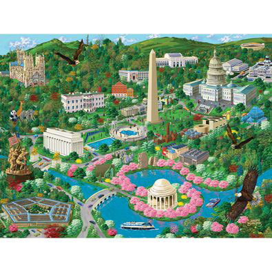 Washington D C 1000 Piece Jigsaw Puzzle Buy Online