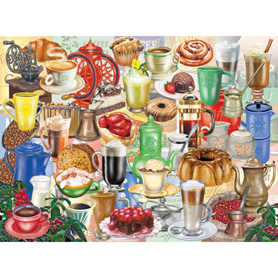 Set Of 6 Oleg Gavrilov 300 Large Piece Jigsaw Puzzles Bits And Pieces