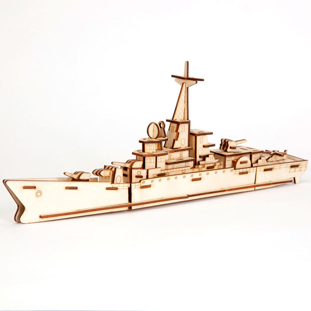 Battleship 3D Wooden Puzzle