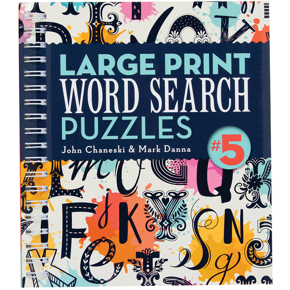 Large Print Word Puzzles 5 Book | Bits and Pieces