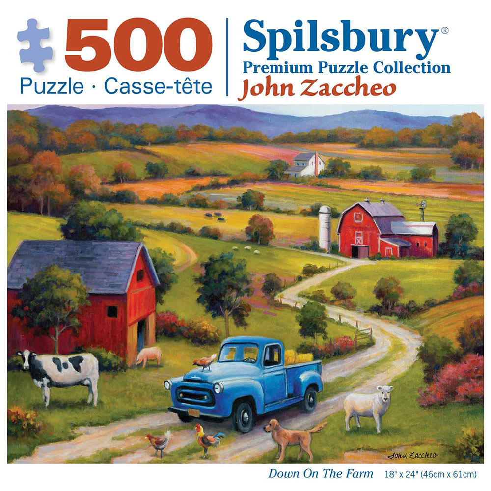 Down On The Farm 500 Piece Jigsaw Puzzle
