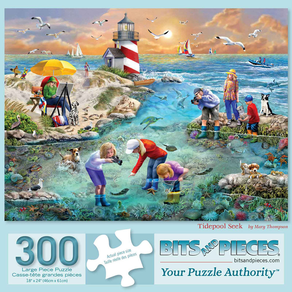 Tidepool Seek 300 Large Piece Jigsaw Puzzle