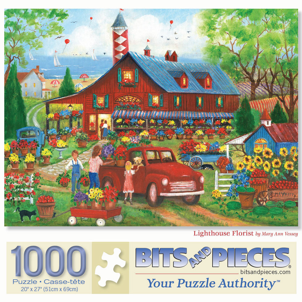 Lighthouse Florist 1000 Piece Jigsaw Puzzle