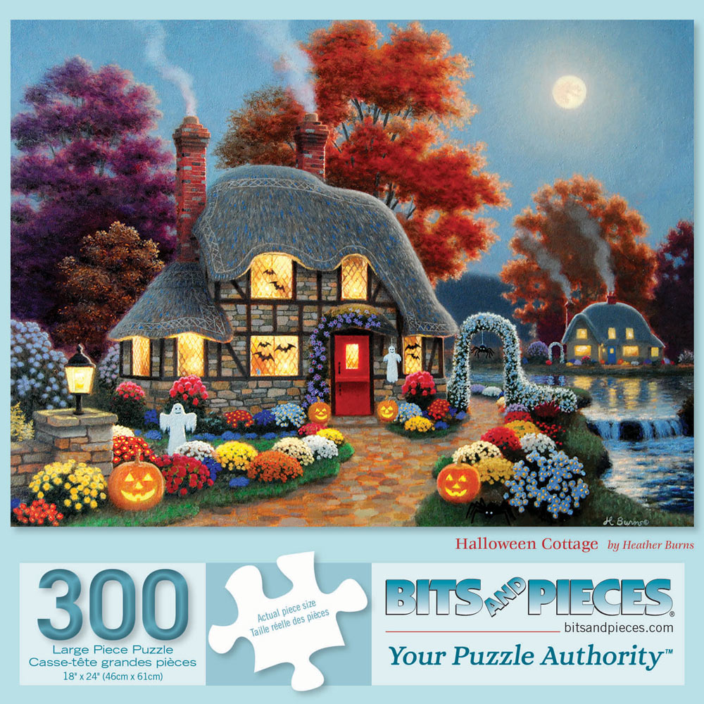 Halloween Cottage 300 Large Piece Jigsaw Puzzle
