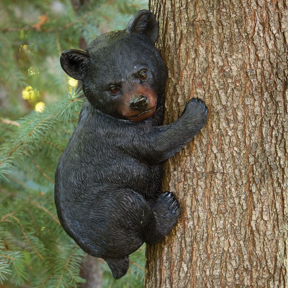 Bear Cub Up a Tree Animal Tree Hugger | Bits and Pieces