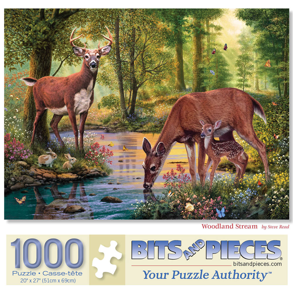 Woodland Stream 1000 Piece Jigsaw Puzzle