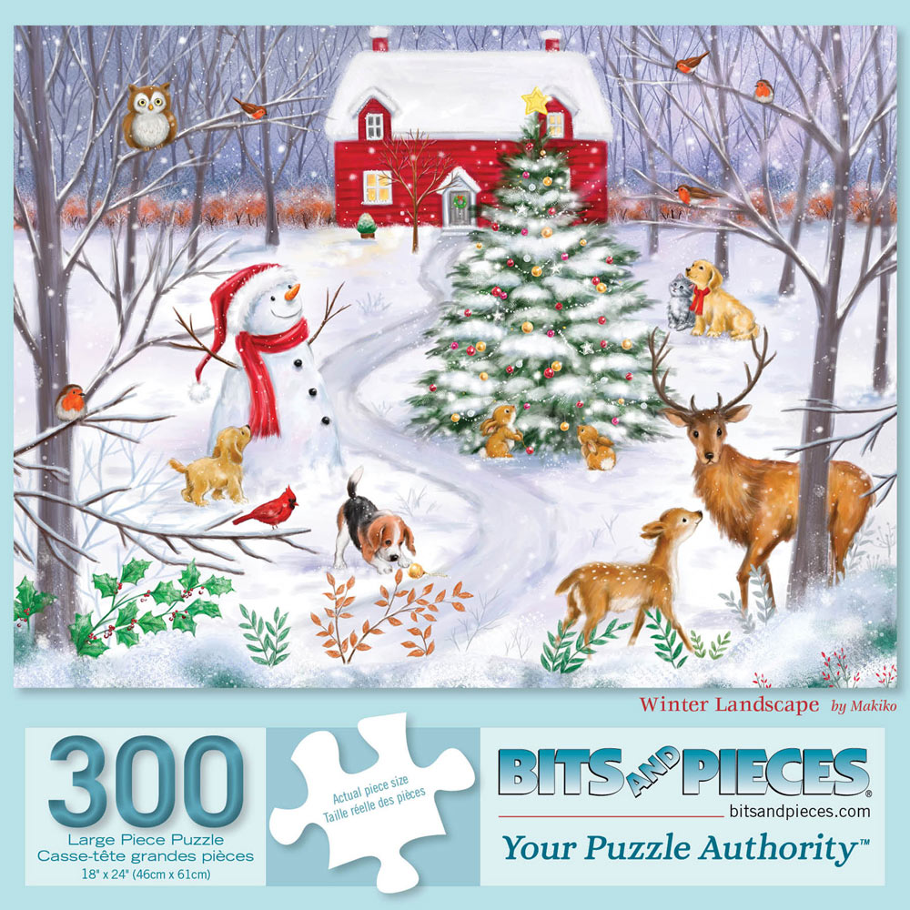Winter Landscape 300 Large Piece Jigsaw Puzzle