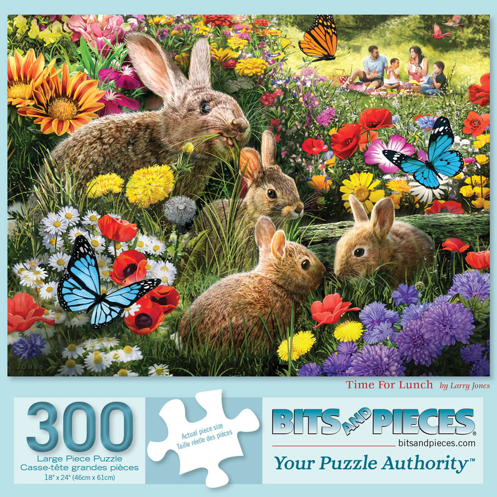 Lot of 8 Jigsaw Puzzles from PUZZLEBUG 300 Piece NEW 
