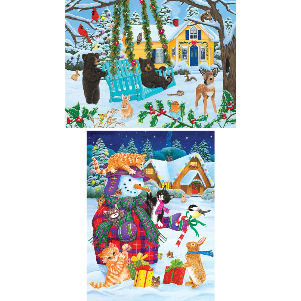 Set of 6: Kathy Bambeck 300 Large Piece Jigsaw Puzzles
