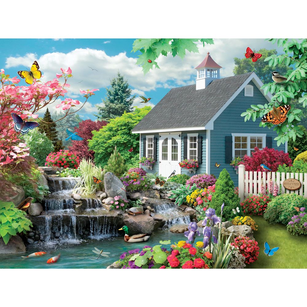 MY BIBY Wooden Jigsaw Puzzles 1000 Pieces for Adults Wood Sunflower Scenery Landscape Jigsaw Puzzles Toys 