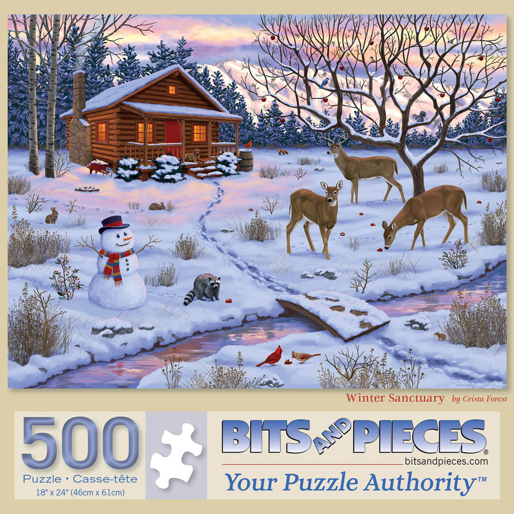 Winter Sanctuary 500 Piece Jigsaw Puzzle
