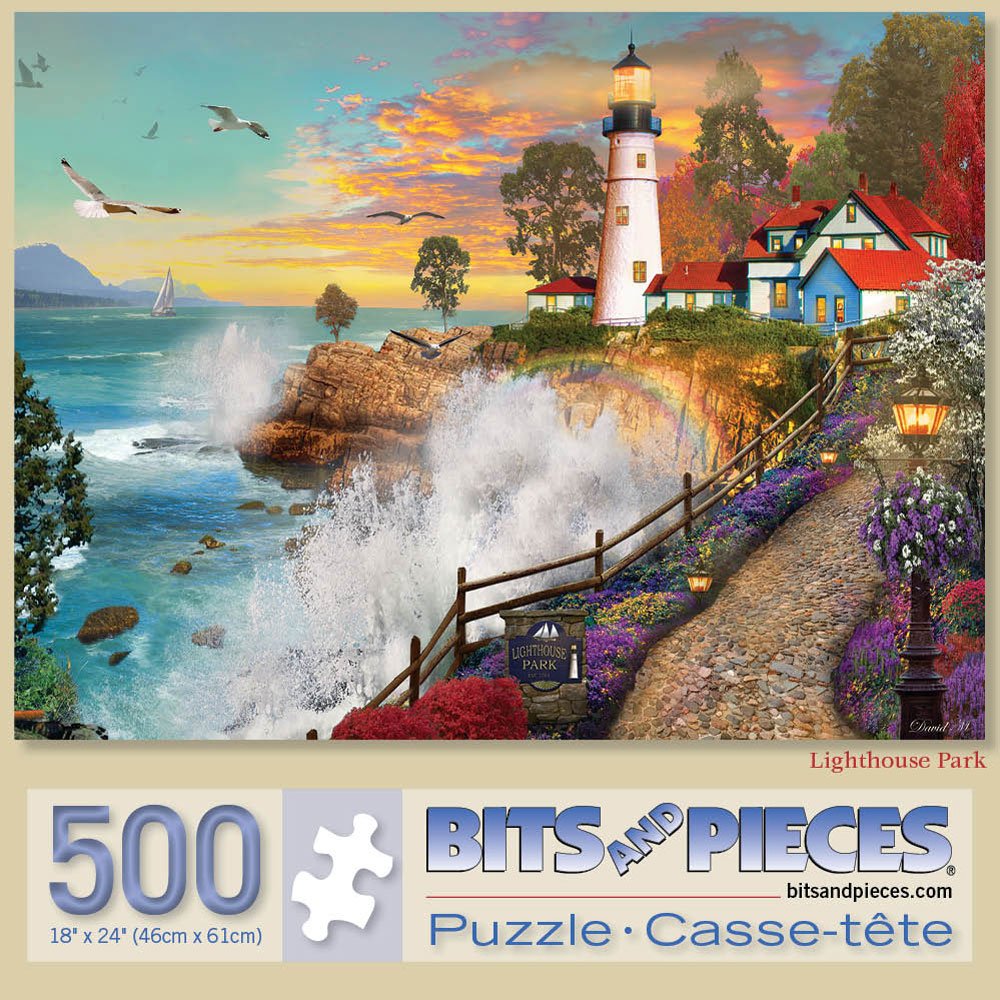 Lighthouse Park 500 Piece Jigsaw Puzzle