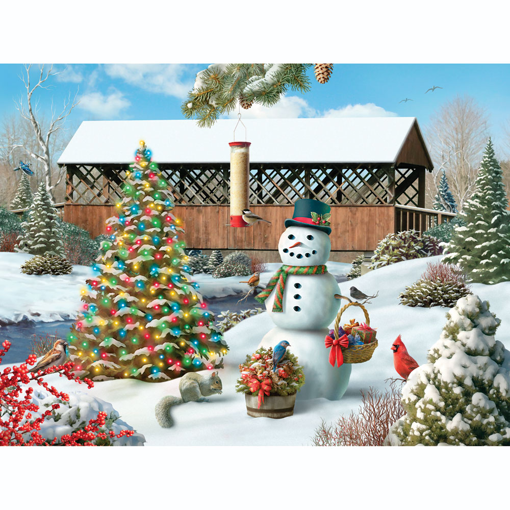 Bits and Pieces 500 Piece Jigsaw Puzzle for Adults Countryside Christmas 