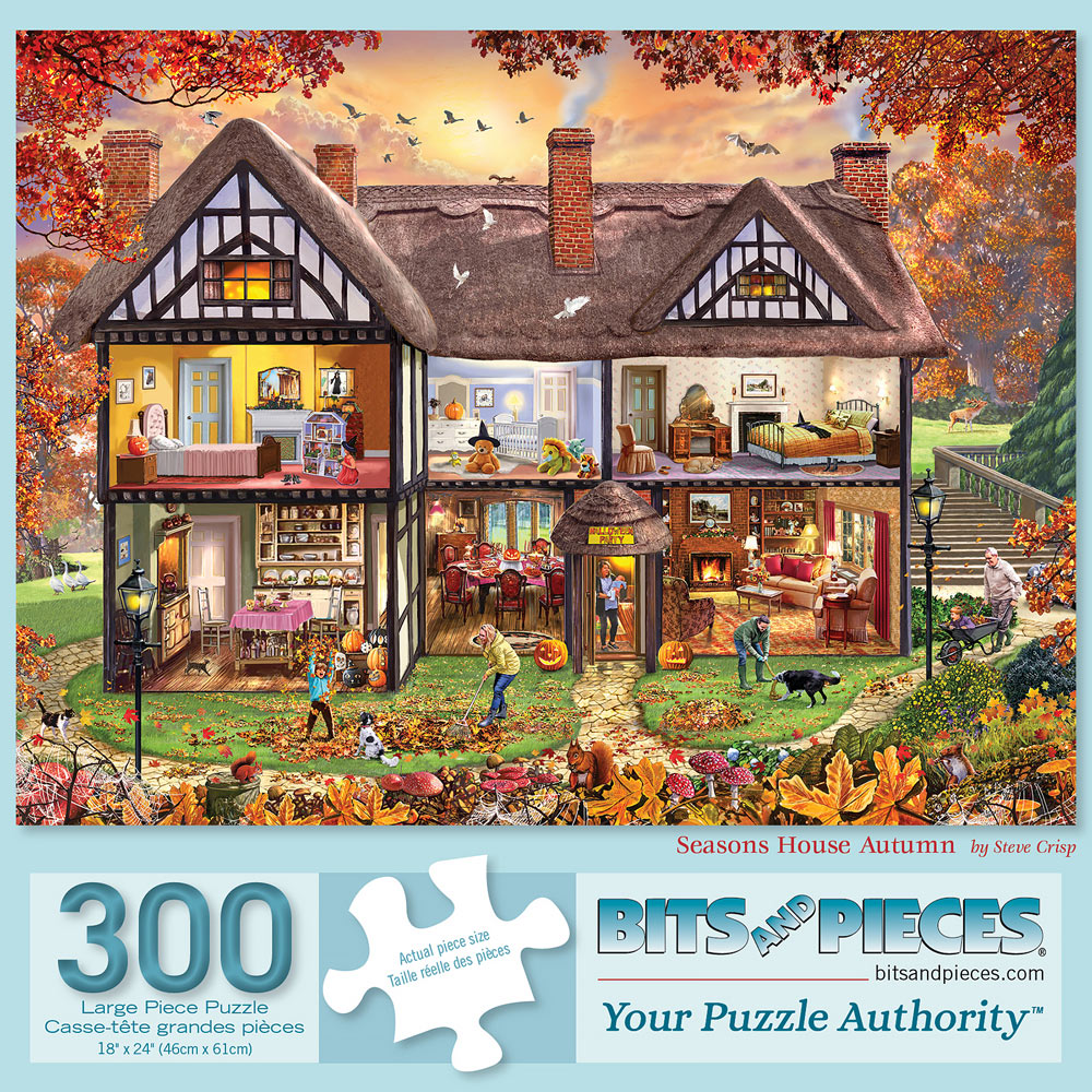 Season's House Autumn 300 Large Piece Jigsaw Puzzle