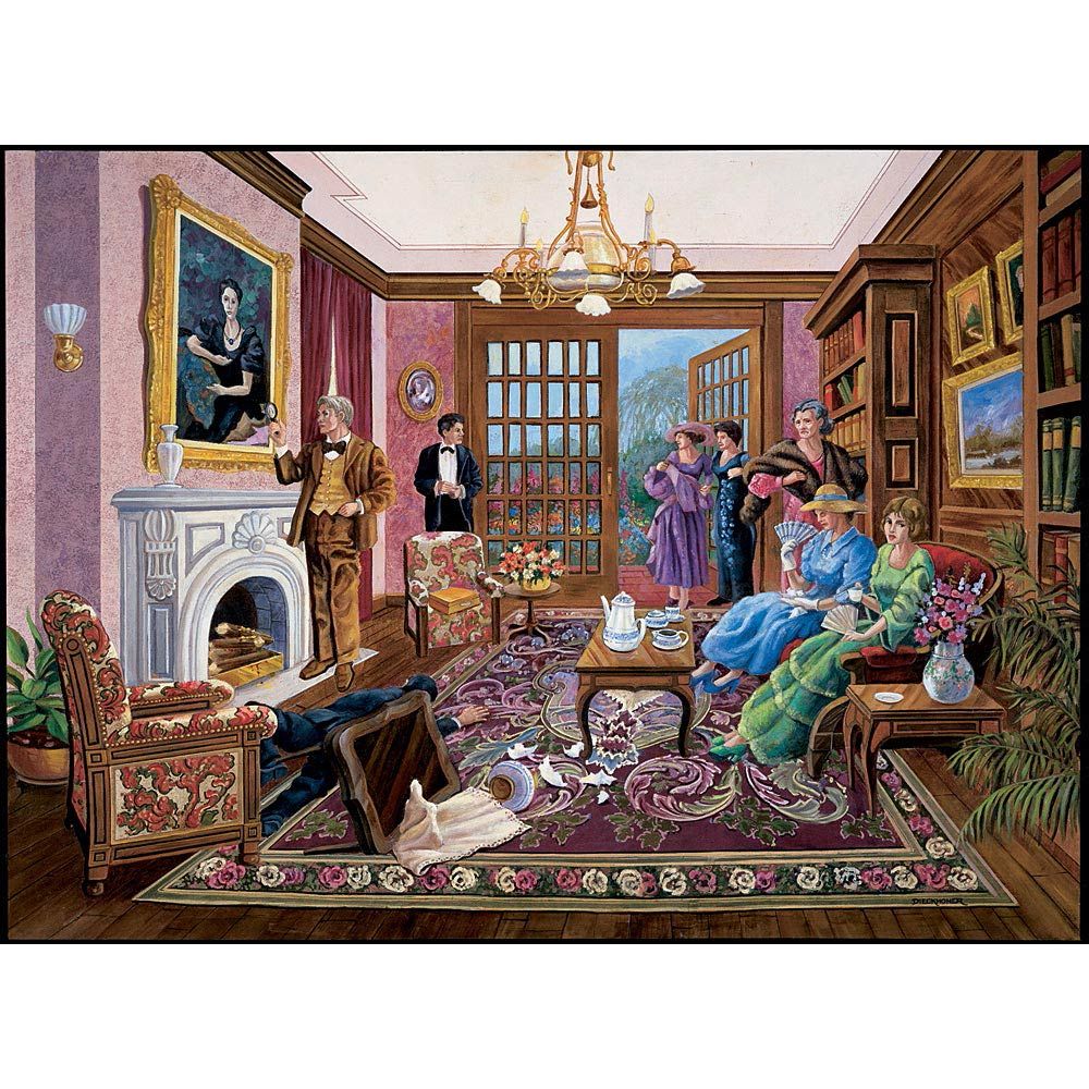 Murder at Bedford Manor 1000 Piece Story Jigsaw Puzzle