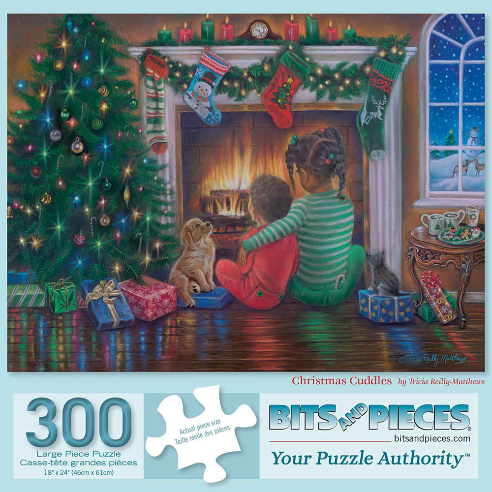Christmas Cuddles 300 Large Piece Jigsaw Puzzle
