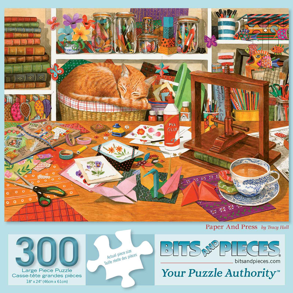 Paper And Press 300 Large Piece Jigsaw Puzzle