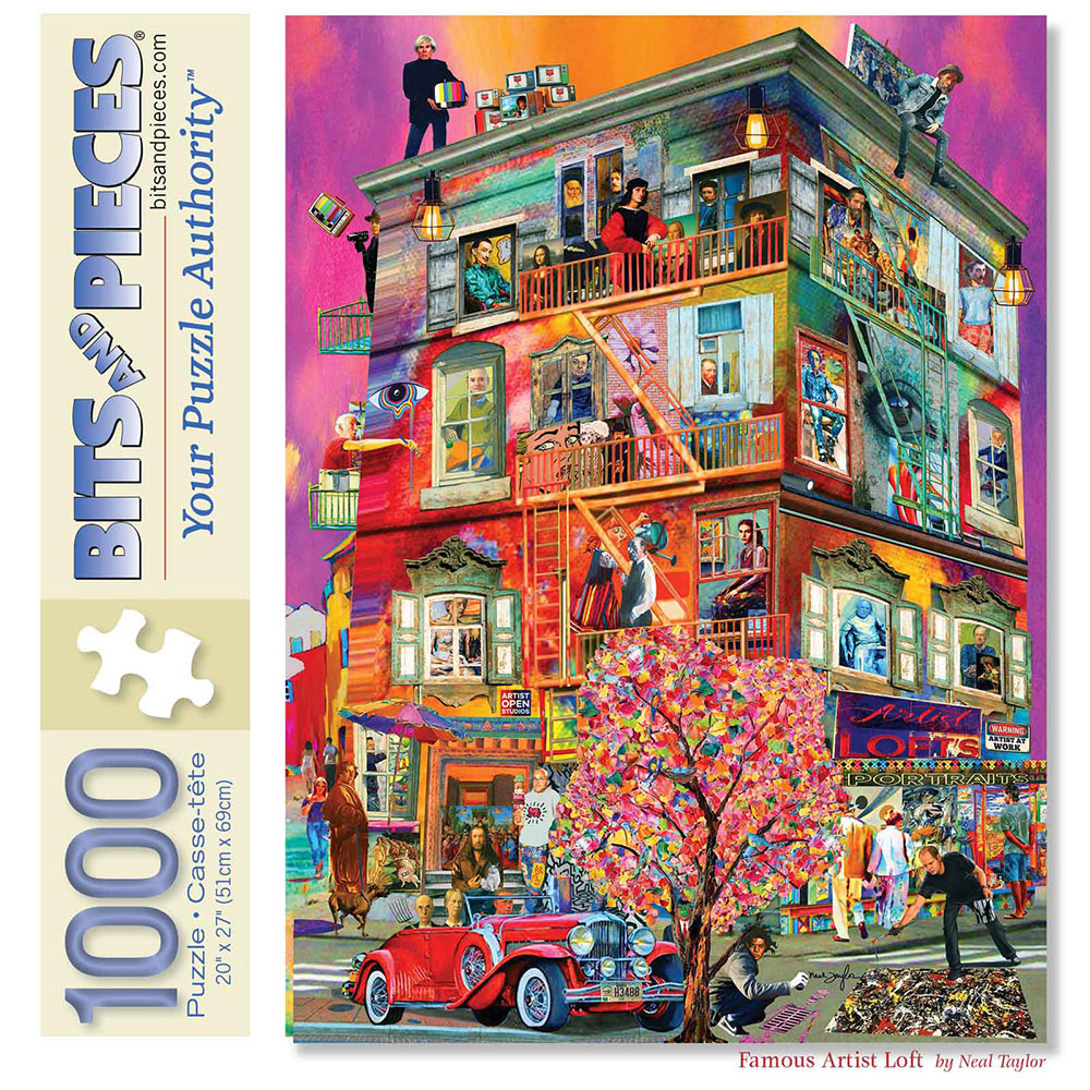 Famous Artist Loft 1000 Piece Jigsaw Puzzle