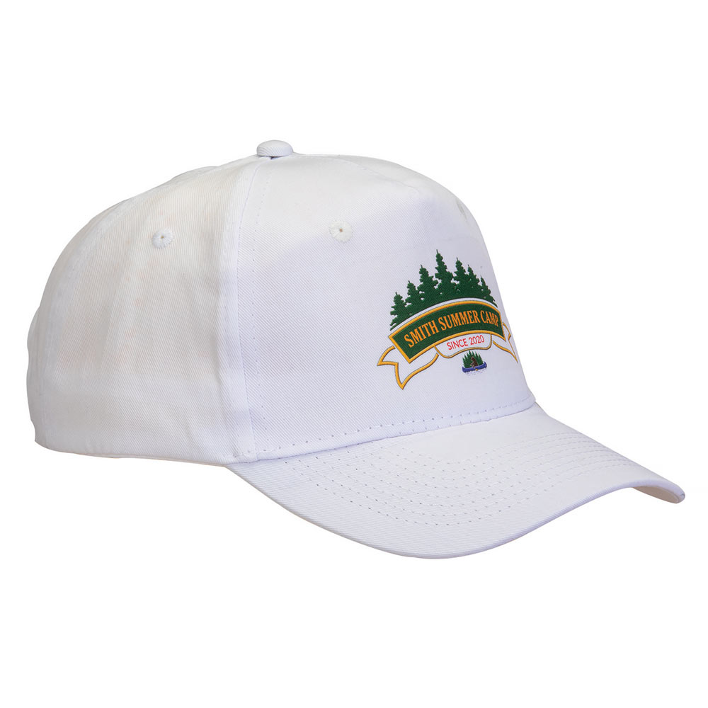 Summer Camp Pine Trees Personalized Baseball Hat