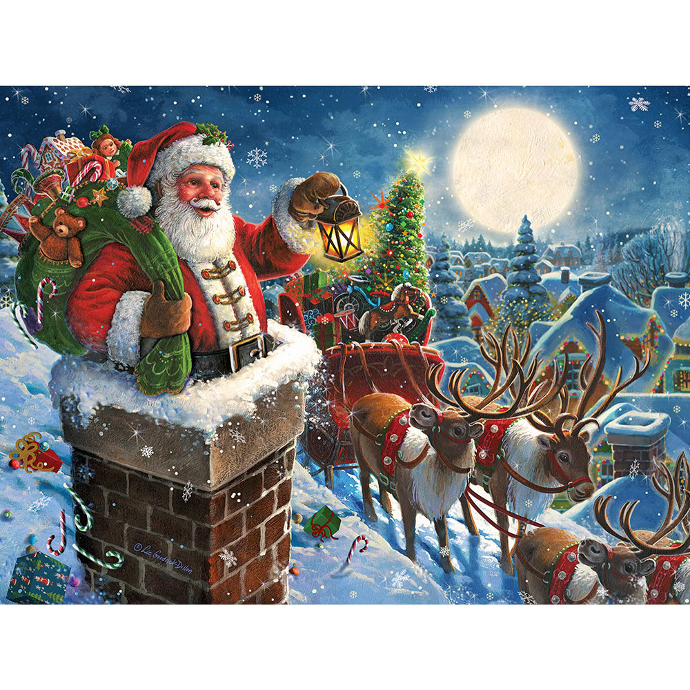 Santa's First Stop 1000 Piece Jigsaw Puzzle