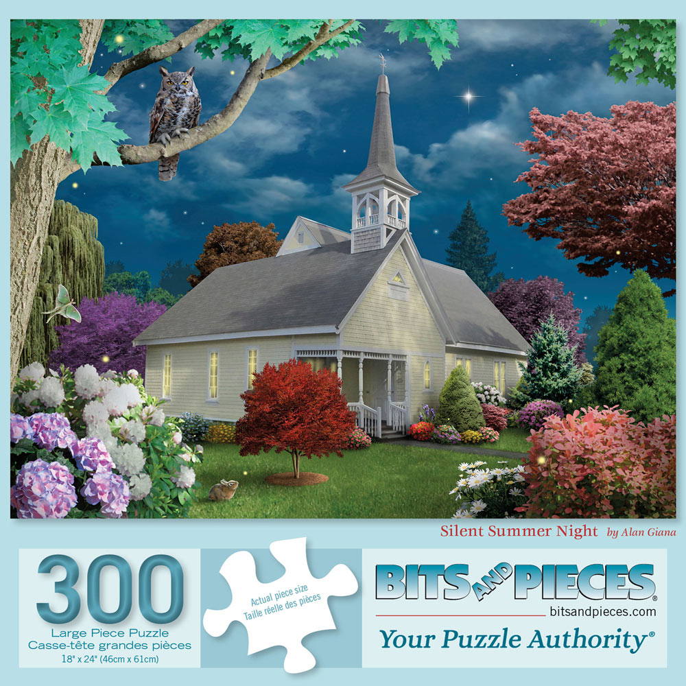 Silent Summer Night 300 Large Piece Jigsaw Puzzle