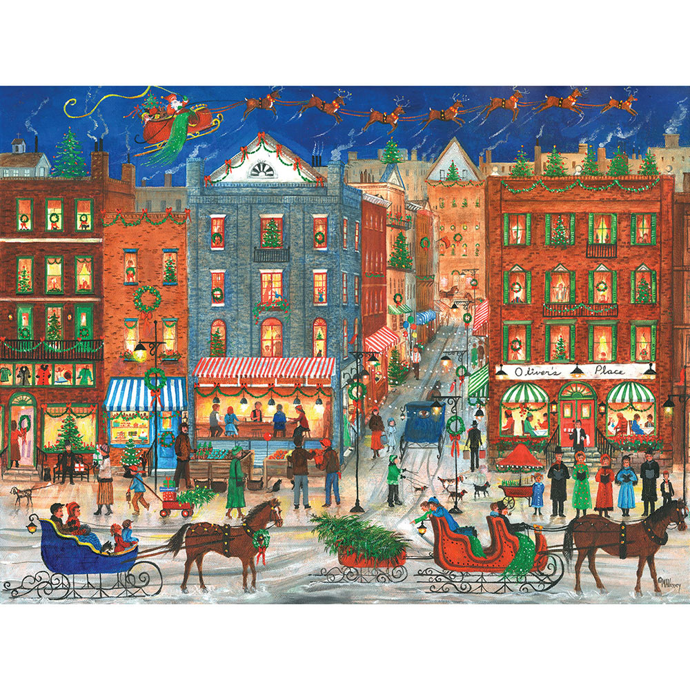 Night On The Town 300 Large Piece Jigsaw Puzzle