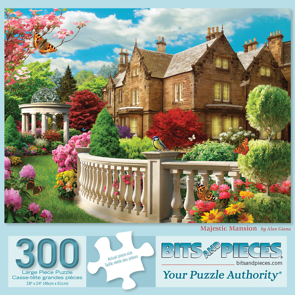 Majestic Mansion 300 Large Piece Jigsaw Puzzle