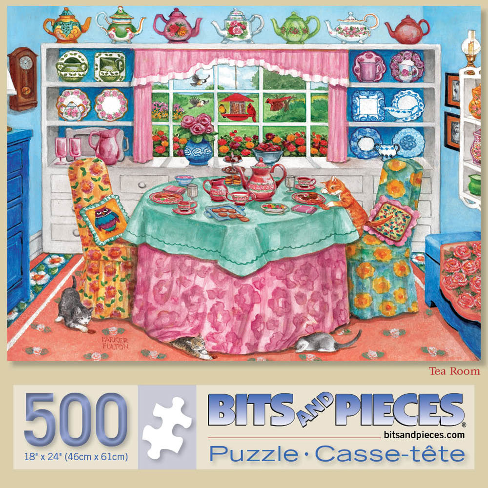 Tea Room 500 Piece Jigsaw Puzzle