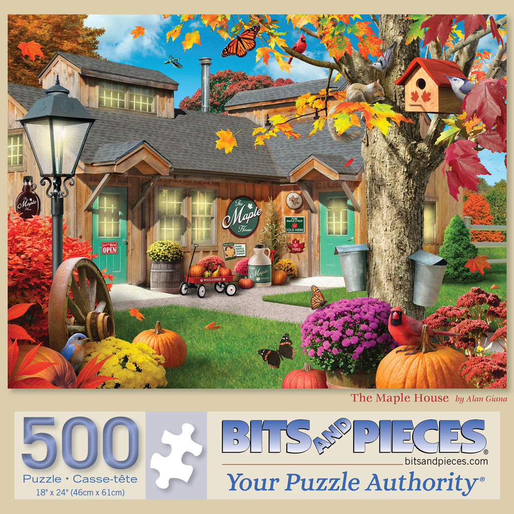 The Maple House 500 Piece Jigsaw Puzzle