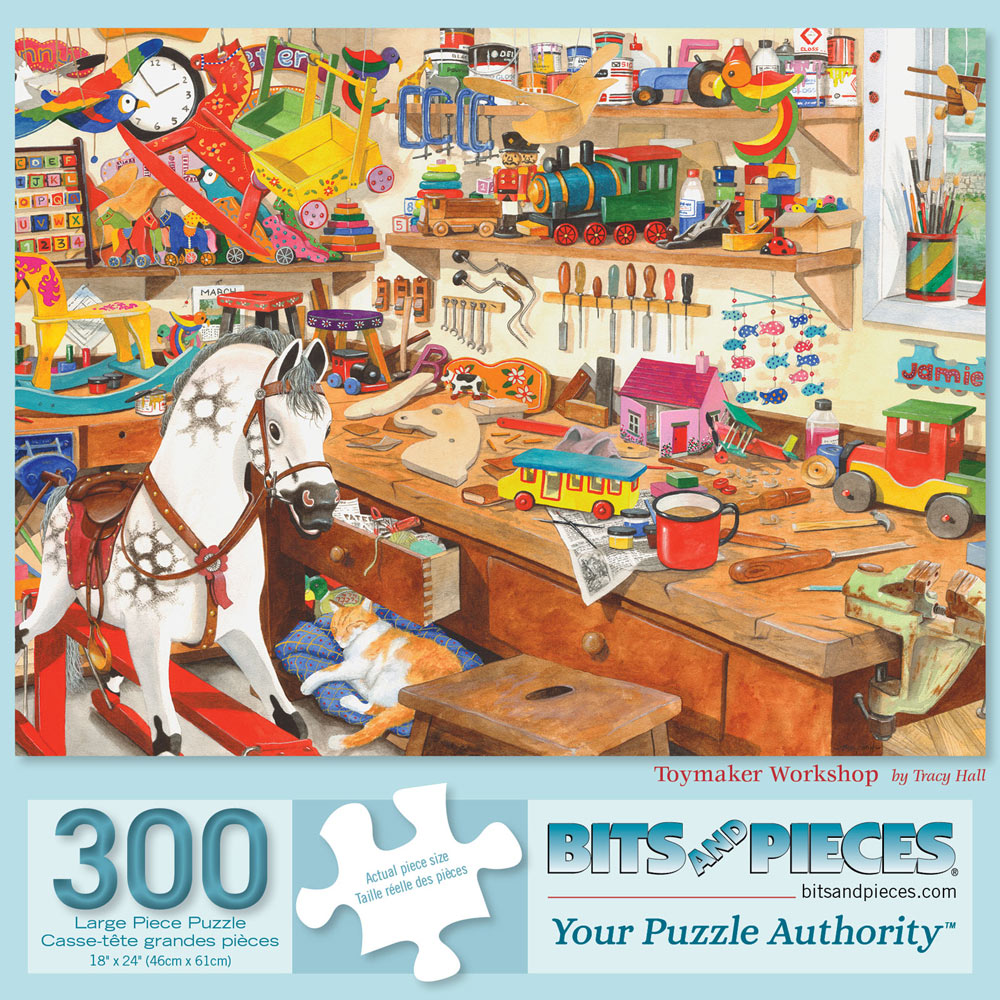 Toymaker Workshop 300 Large Piece Jigsaw Puzzle