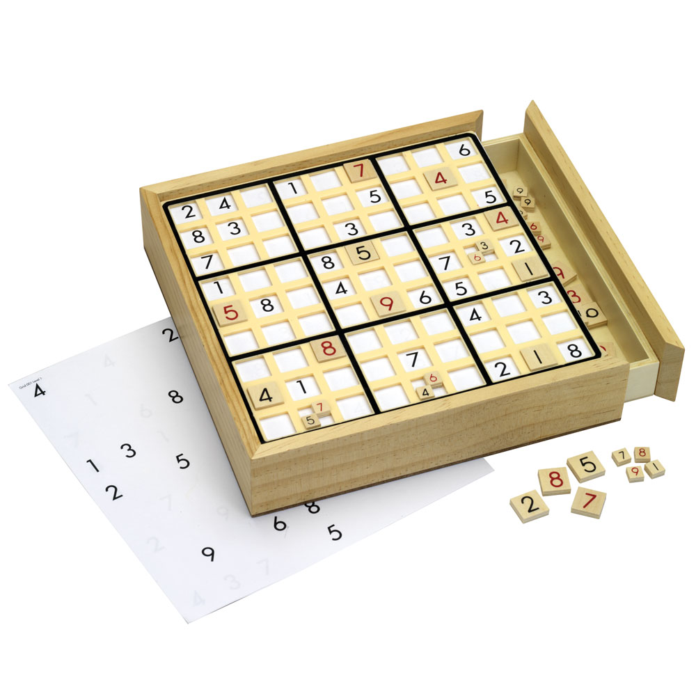 Bits and Pieces Deluxe Wooden Sudoku Board Game