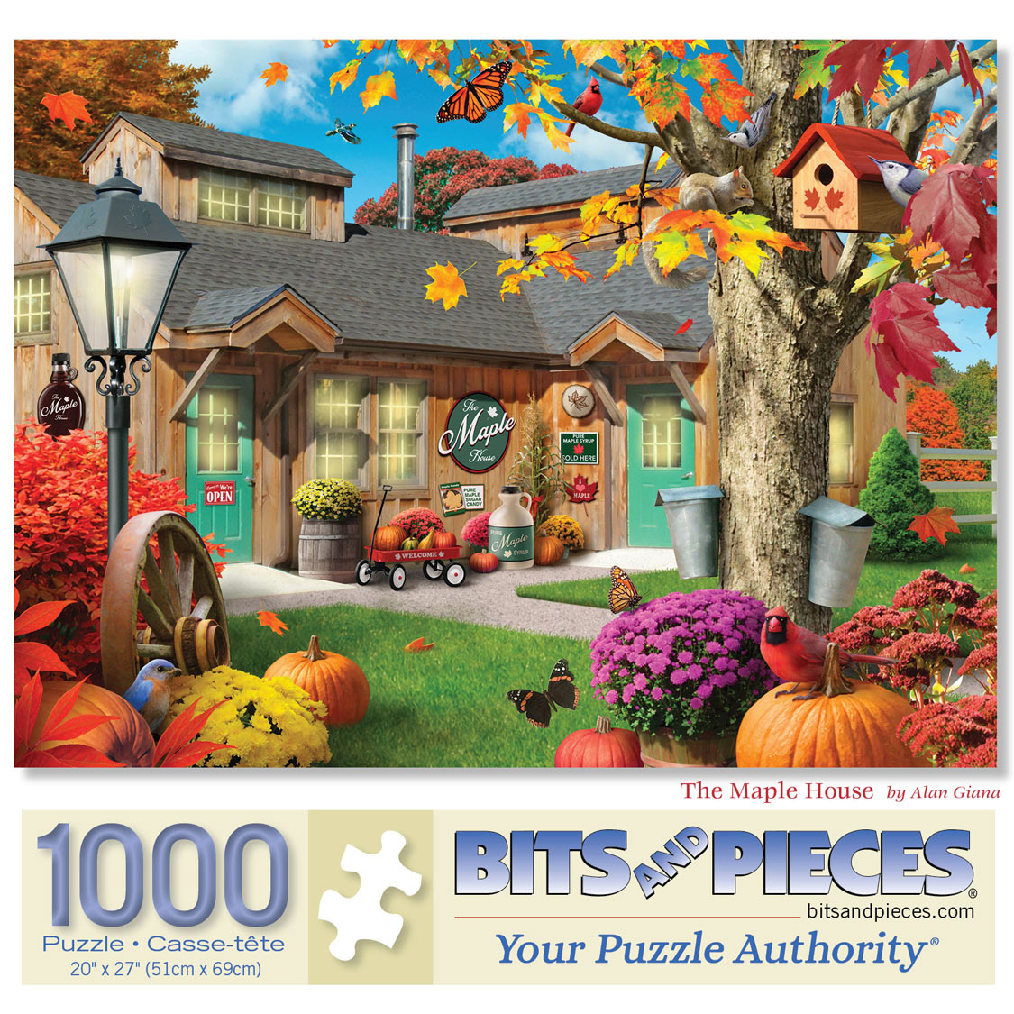 The Maple House 1000 Piece Jigsaw Puzzle