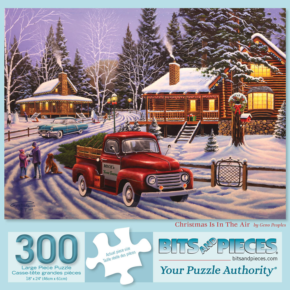 Christmas Is In The Air 300 Large Piece Jigsaw Puzzle