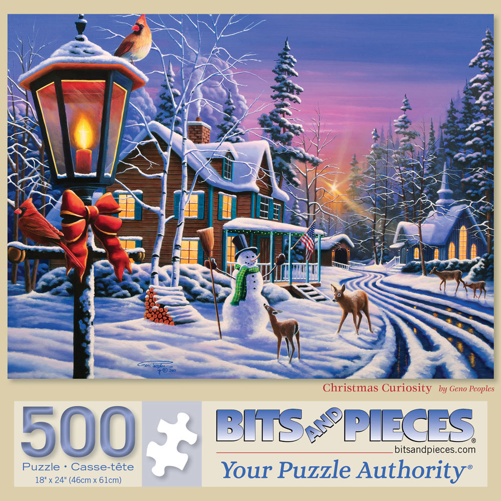 Christmas Curiosity 500 Piece Jigsaw Puzzle