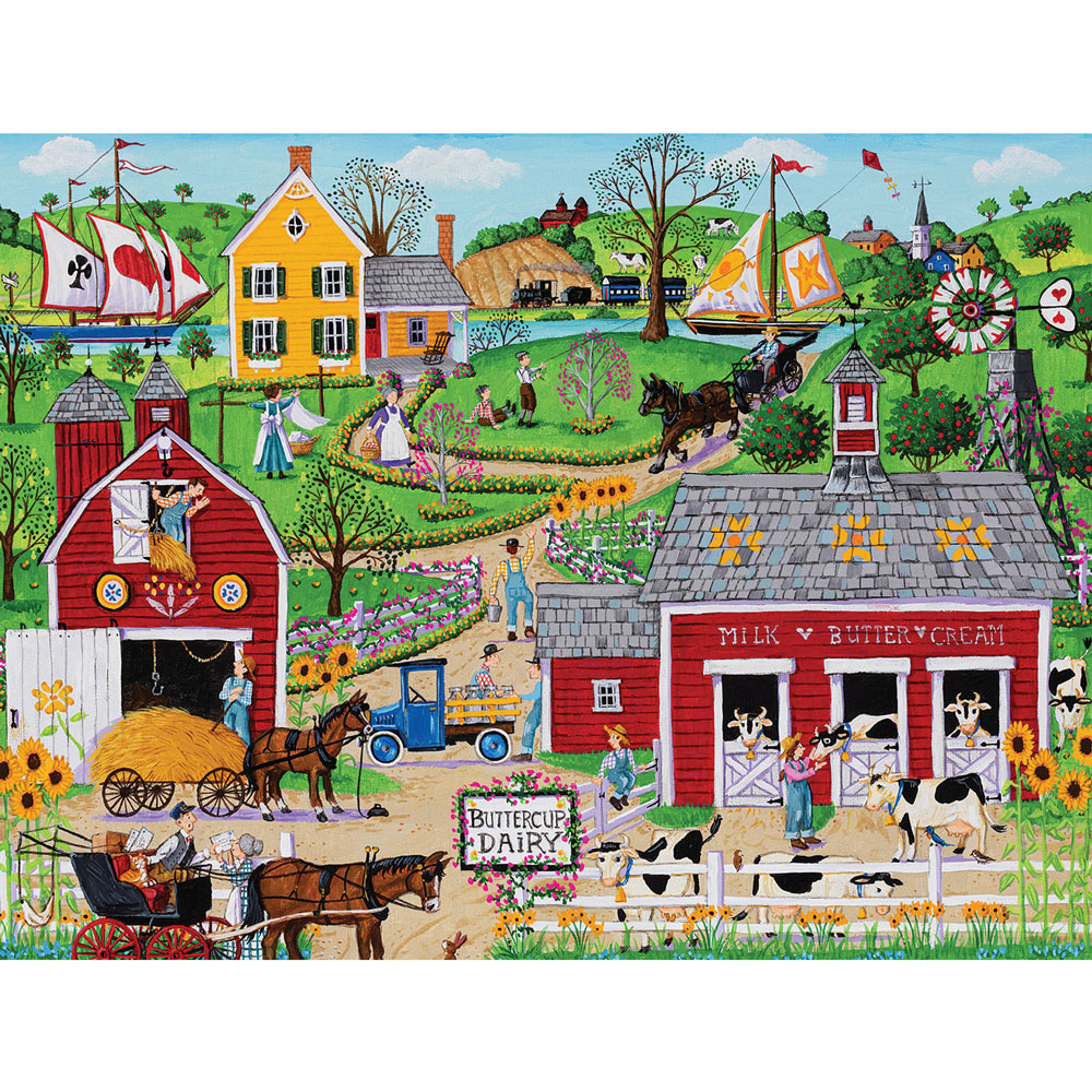 Buttercup Dairy 300 Large Piece Jigsaw Puzzle