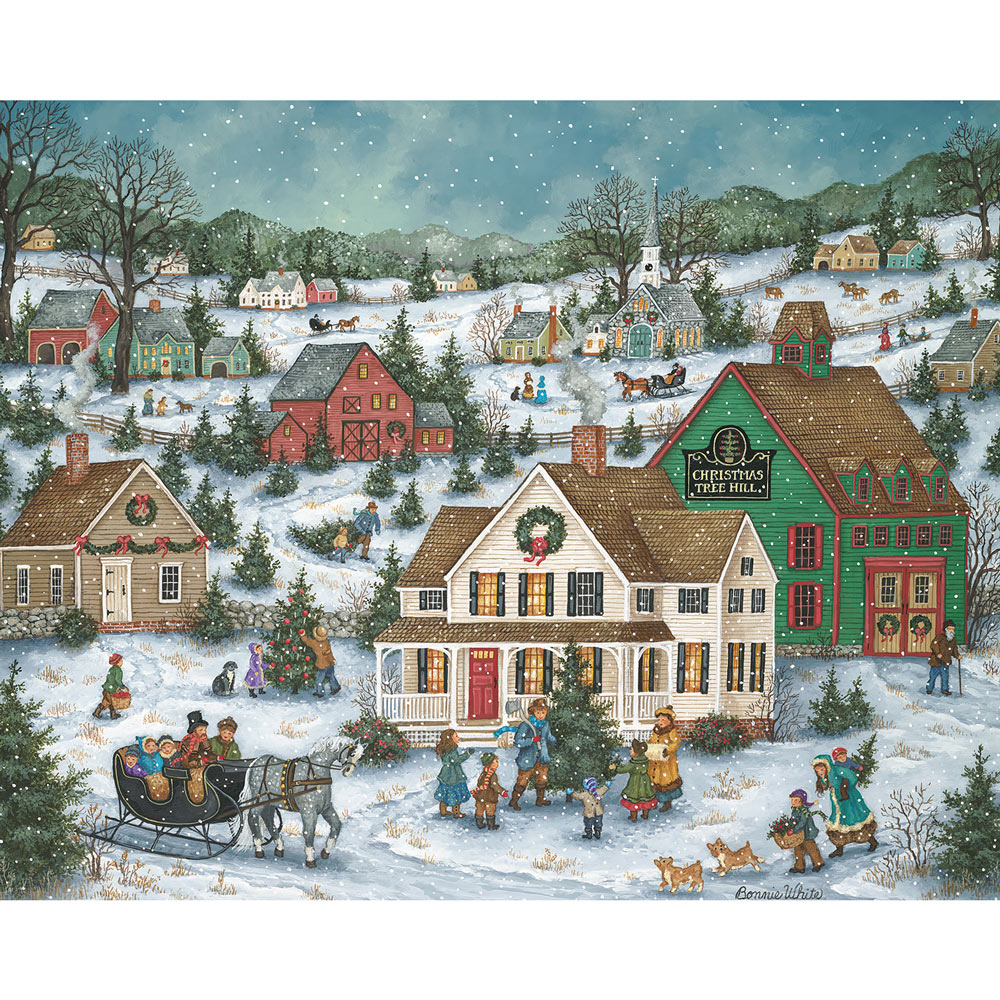 Seasons In The Country 4-in-1 MultiPack 1000 Piece Puzzle Set