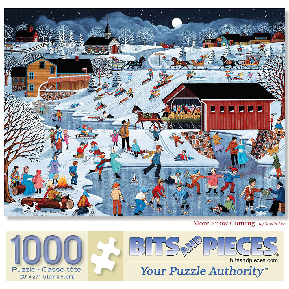 More Snow Coming 1000 Piece Jigsaw Puzzle