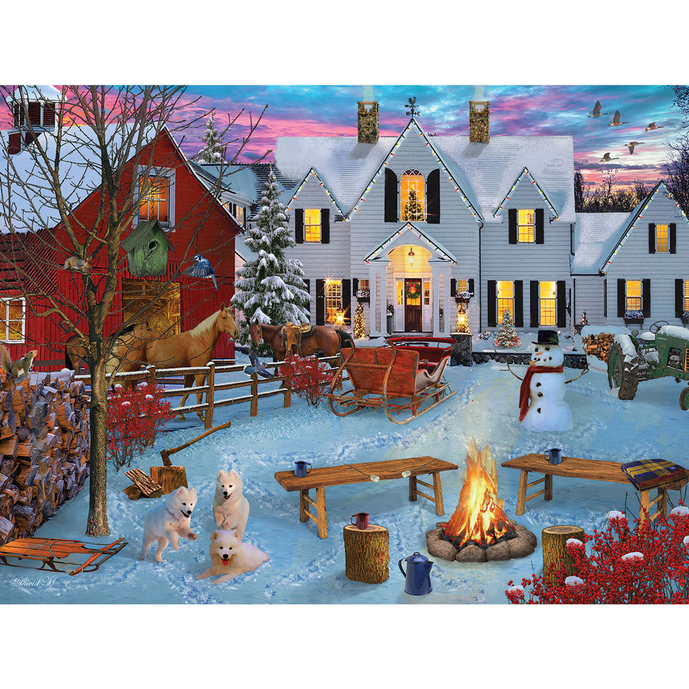 Winter Fun And Games 300 Large Piece Jigsaw Puzzle