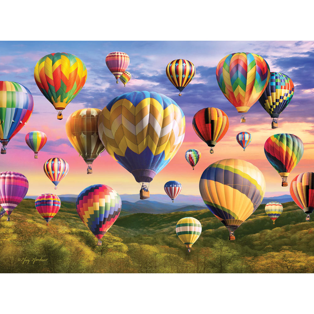 Hot Air Balloons 280 Piece Cloud Nine Tessellation Jigsaw Puzzle