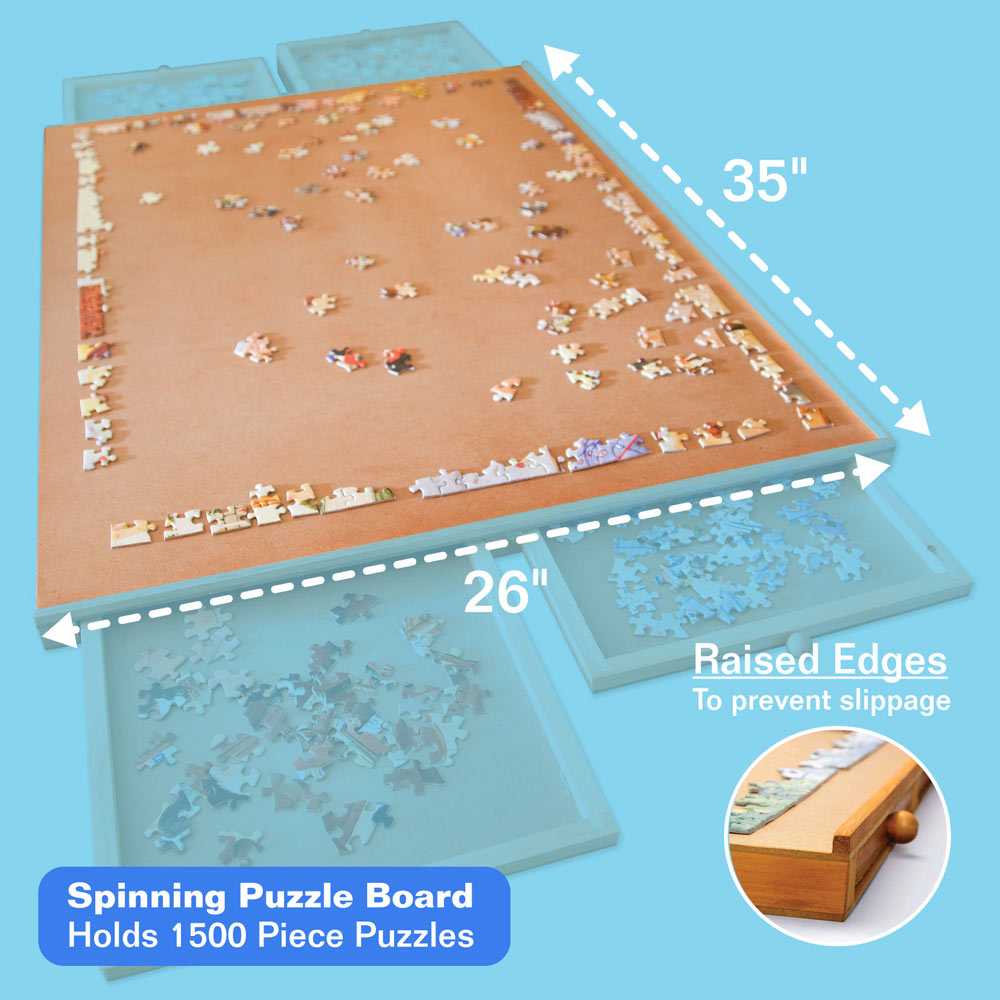 Jumbo Spinning Wooden Puzzle Plateau