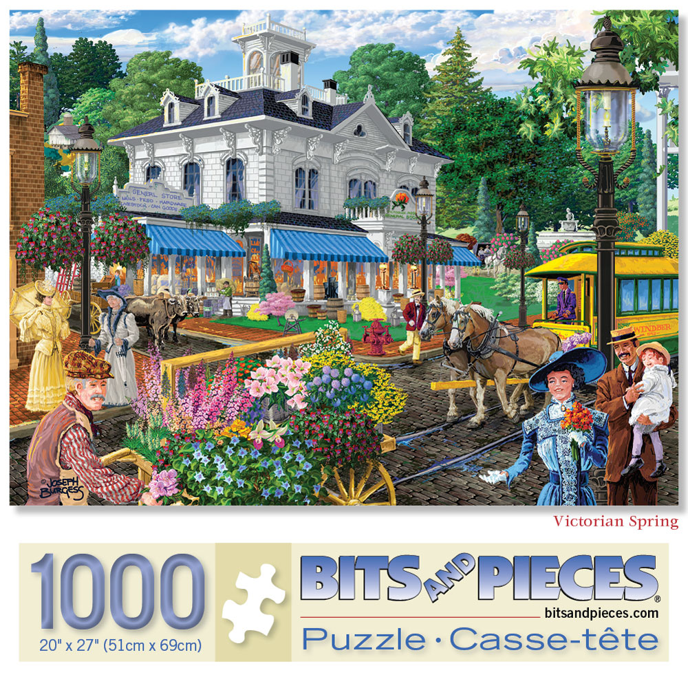 Victorian Spring 1000 Piece Jigsaw Puzzle