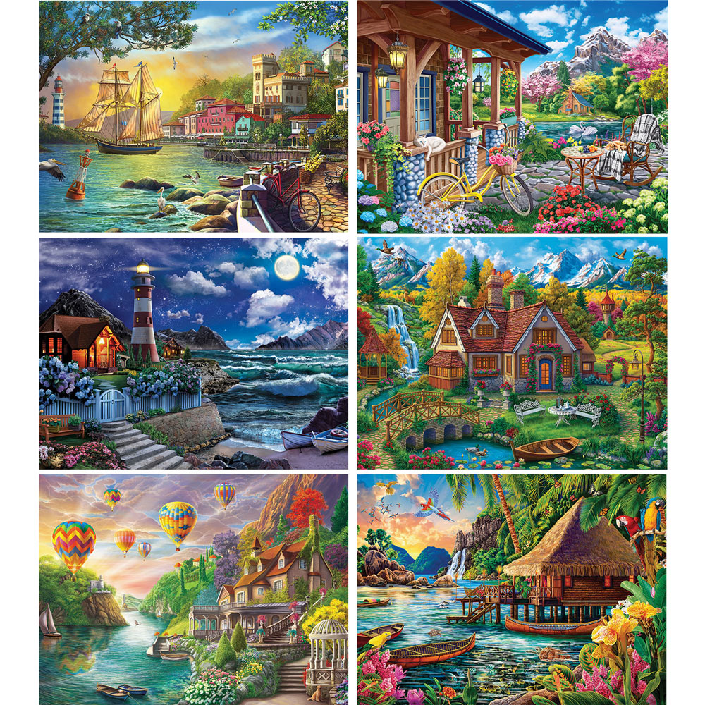 Thomas Kinkade - Springtime Memories - 1000 Piece Puzzle –