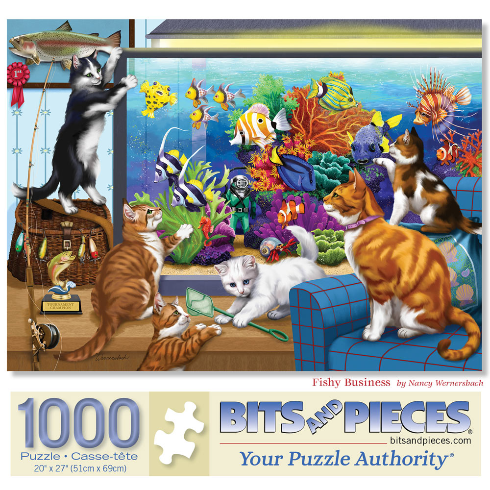 Fishy Business 1000 Piece Jigsaw Puzzle