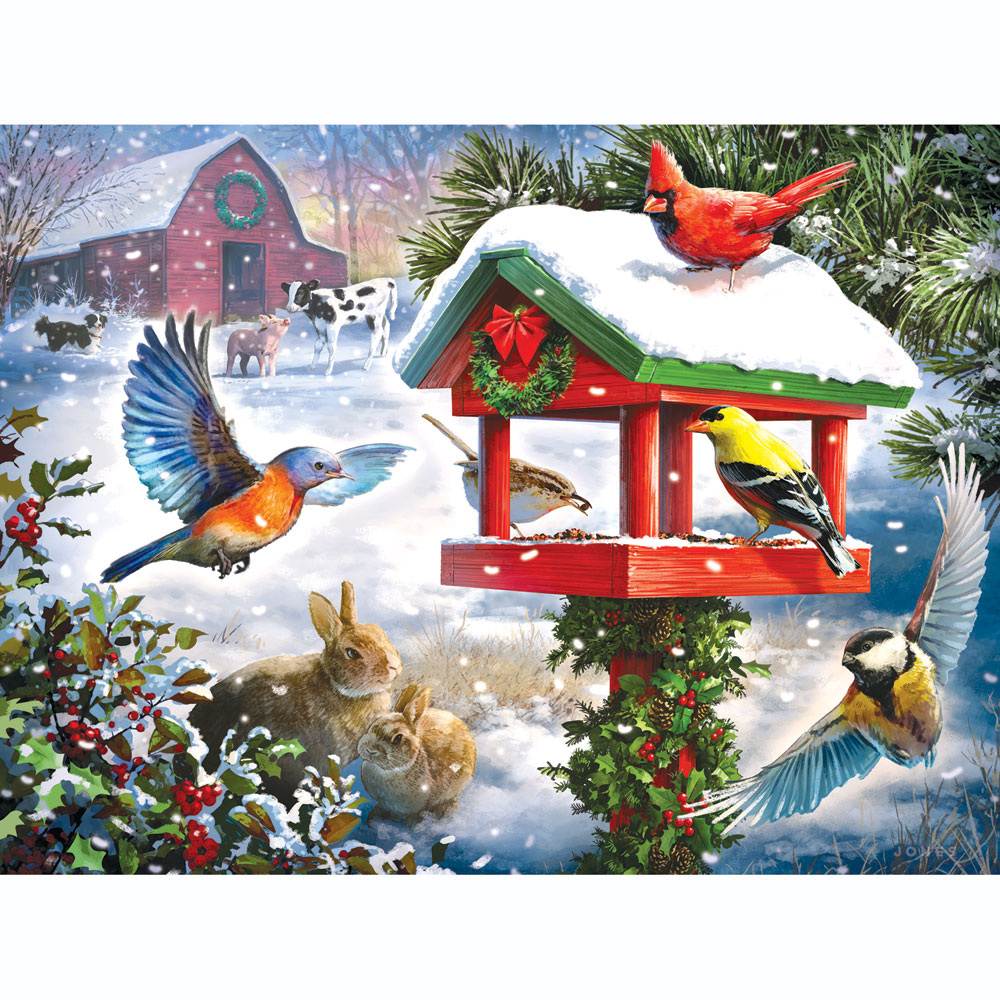 Winter Gathering 500 Piece Jigsaw Puzzle | Bits and Pieces