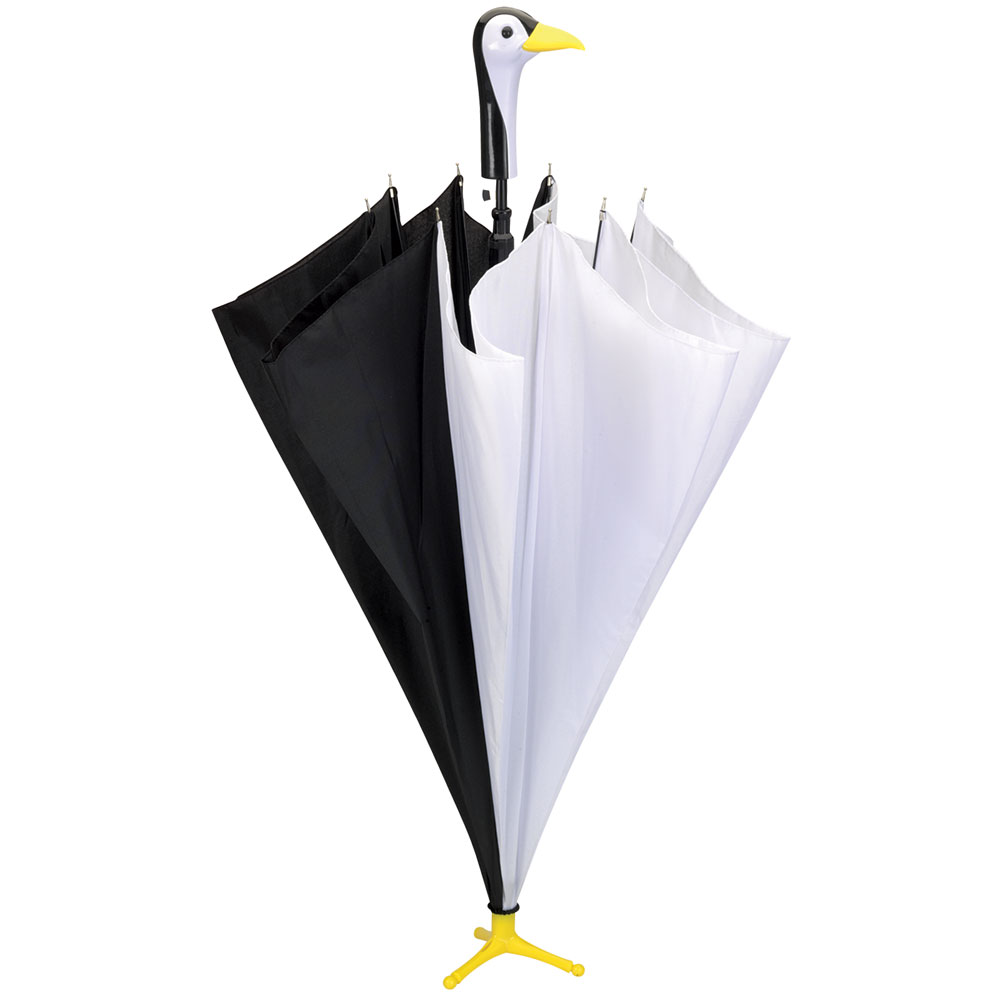 Animal Umbrella Novelty Automatic Open Freestanding Brolly Cow Flamingo Penguin