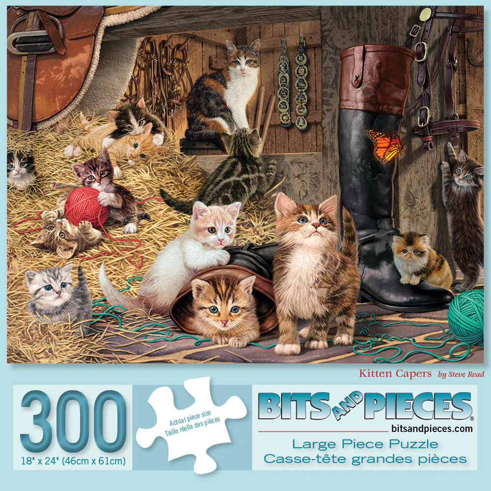 Buffalo Games Kitten Kitchen Capers Puzzle De 300 Pie Pzl 