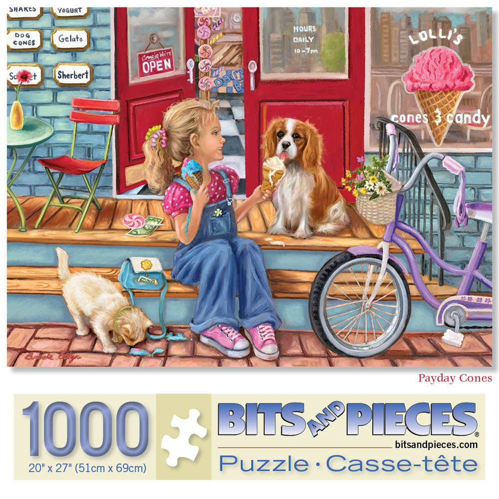 Pay Day Cones 1000 Piece Jigsaw Puzzle