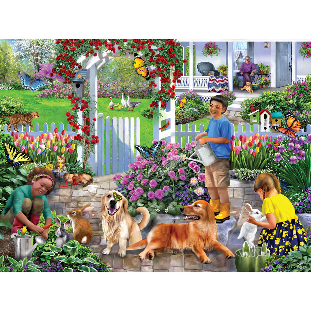 Garden Helpers 500 Piece Puzzle Bits