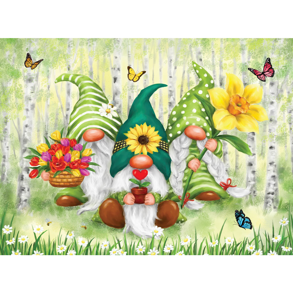SPRING GNOMES 1000 Piece Puzzle | Bits and Pieces