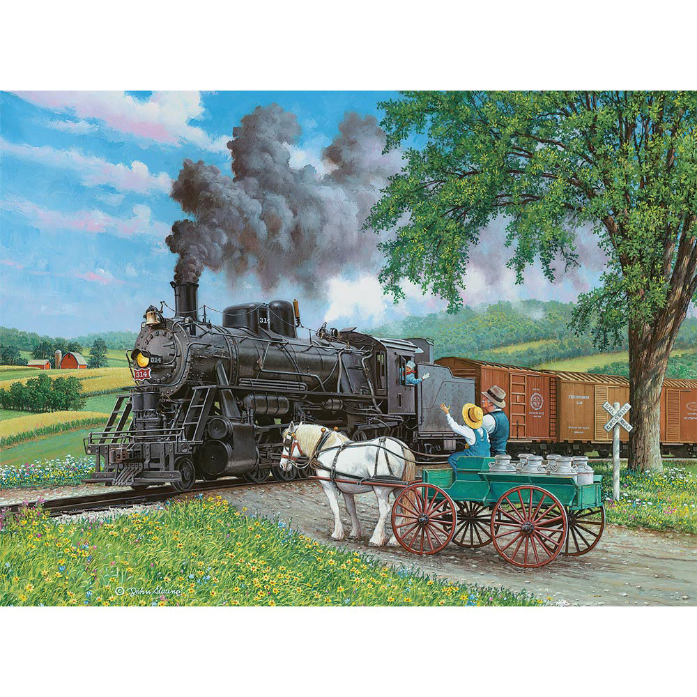 Horse Crossing 1000 Piece Jigsaw Puzzle